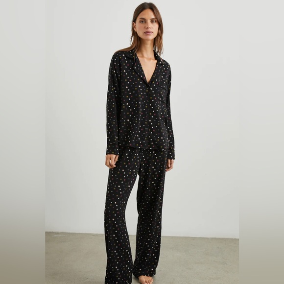 Rails | Clara Pajama Set in Rainbow Stars | M - Picture 2 of 11